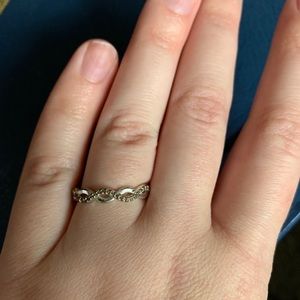 Silver Braided Ring